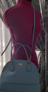 Coach Light Blue Satchel